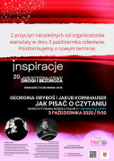 Festiwal: Jak pisać o czytaniu – warsztaty pisania recenzji - ODWOŁANE!