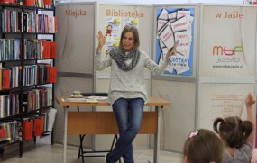 Akcje: Arcyważne fantazjowanie – spotkanie z Tiną Oziewicz w MBP w Jaśle