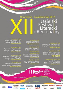 XII Jasielski Festiwal Literacki i Regionalny
