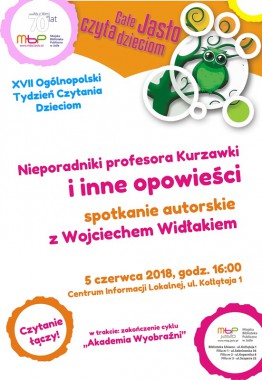 Akcje: XVII OTCD – Nieporadniki  profesora Kurzawki i inne opowieści Wojciecha Widłaka