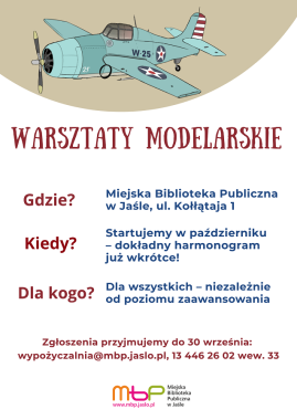 Warsztaty modelarskie wracają do biblioteki!