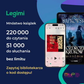 Roczne kody Legimi ponownie w naszej bibliotece