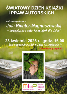 O czym szumią trawy? – rodzinne spotkanie z Jolą Richter-Magnuszewską