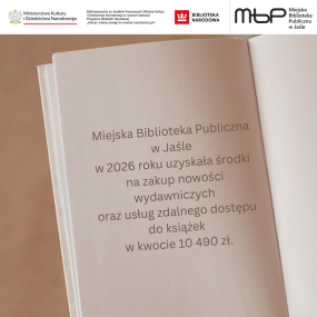 Dotacja na zakup nowości wydawniczych