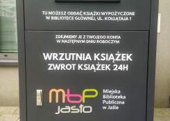 Zwracaj książki wygodnie – wrzutnia w Bibliotece Głównej MBP w Jaśle
