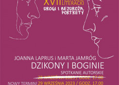 Festiwal: Dzikony i boginie – spotkanie z Joanną Laprus i Martą Jamróg