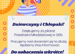 Przestrzeń Młodzieżowa – jesteśmy na TAK!