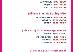 Godziny pracy Biblioteki od 1 września 2025