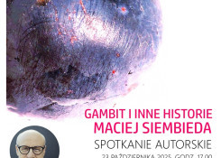 Festiwal: Spotkanie autorskie z Maciejem Siembiedą