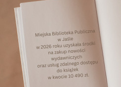 Dotacja na zakup nowości wydawniczych